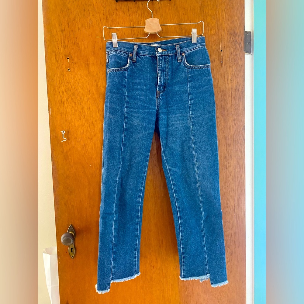 Mango ankle cropped jeans